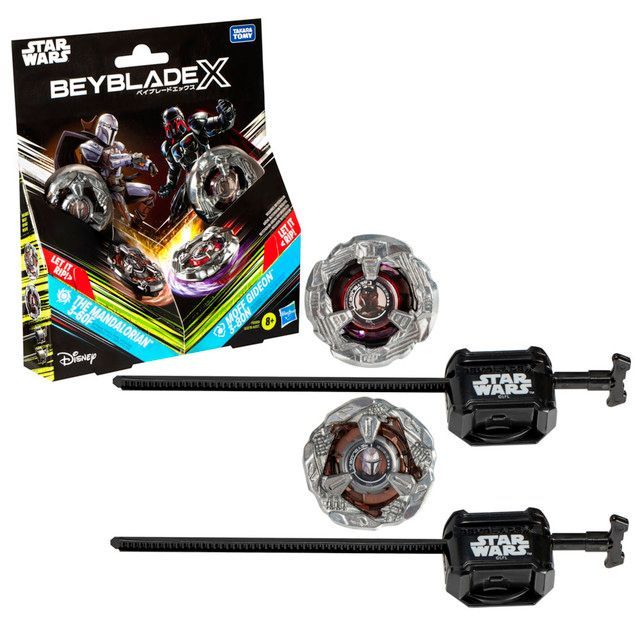 Trompo Beyblade X Star Wars The Mandalorian 3-60F vs. Moff Gideon 3-80N-2