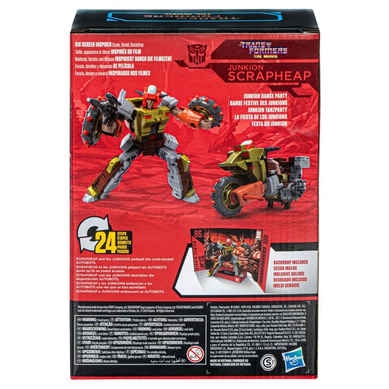 Figura de Acción Transformers Studio Series Voyager La Película Junkion Scrapheap-3