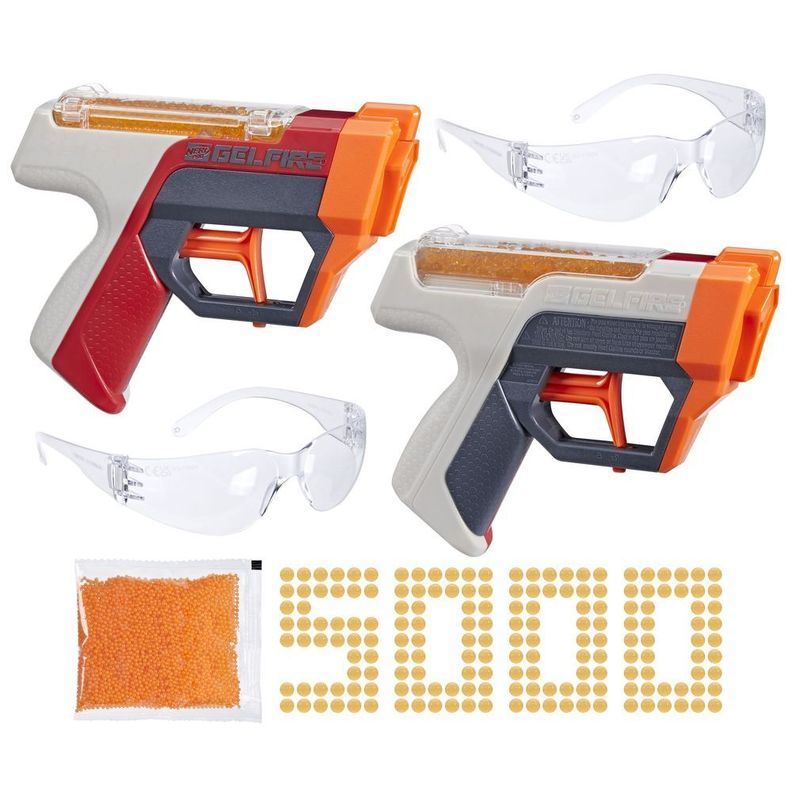 Lanzador Nerf Pro Gelfire Dual Wield-0