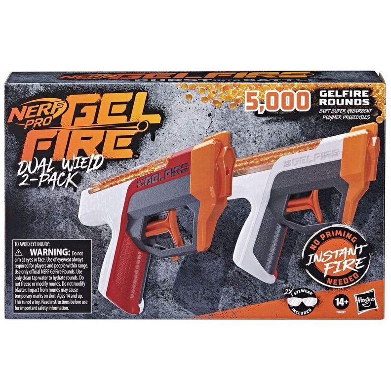 Lanzador Nerf Pro Gelfire Dual Wield-1