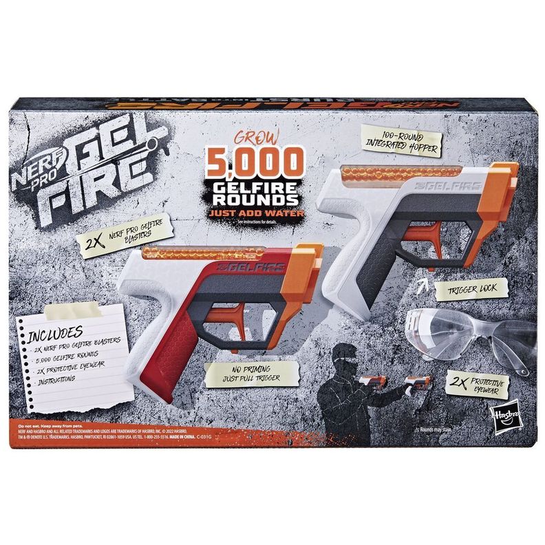 Lanzador Nerf Pro Gelfire Dual Wield-3
