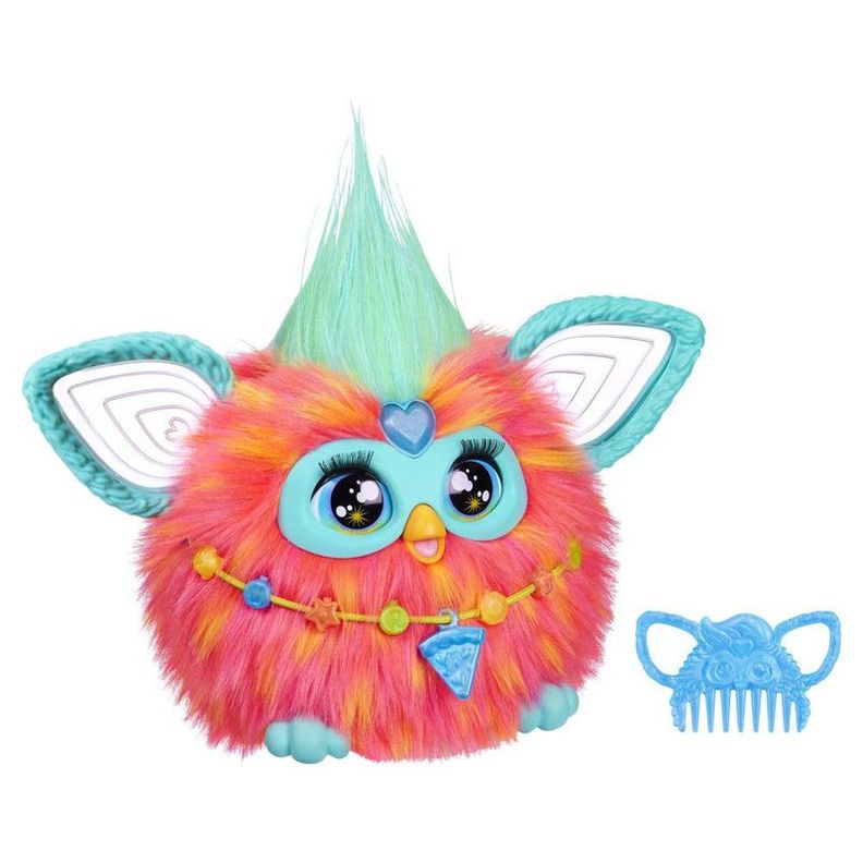 Peluche Furby interactivo Color coral-0
