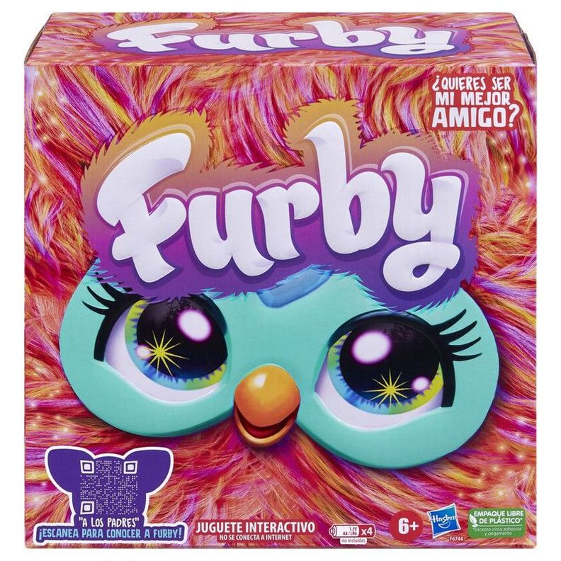 Peluche Furby interactivo Color coral-1