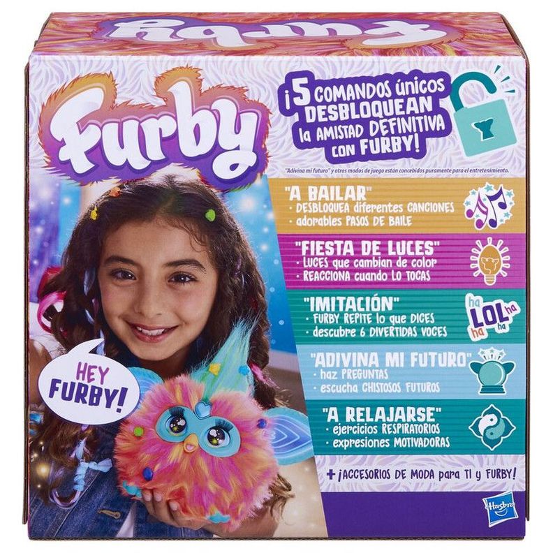 Peluche Furby interactivo Color coral-3