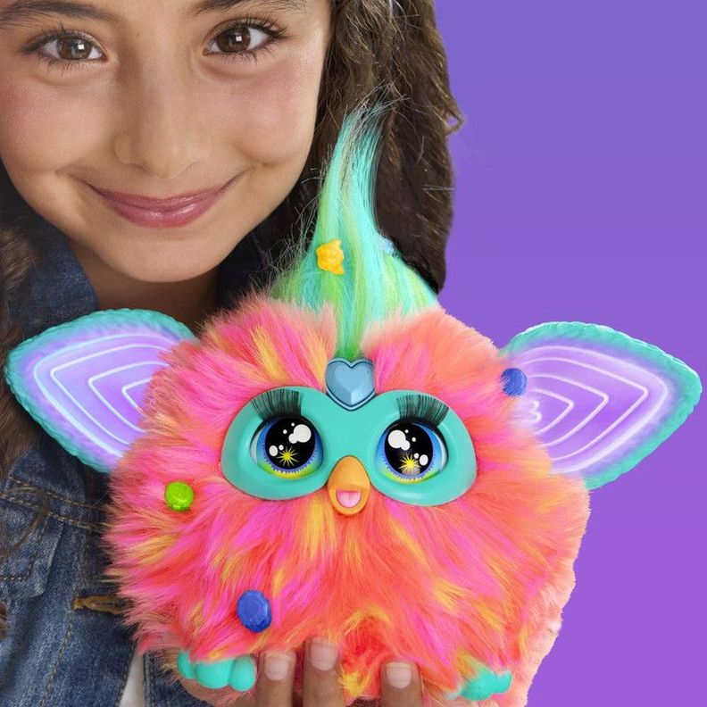 Peluche Furby interactivo Color coral-4