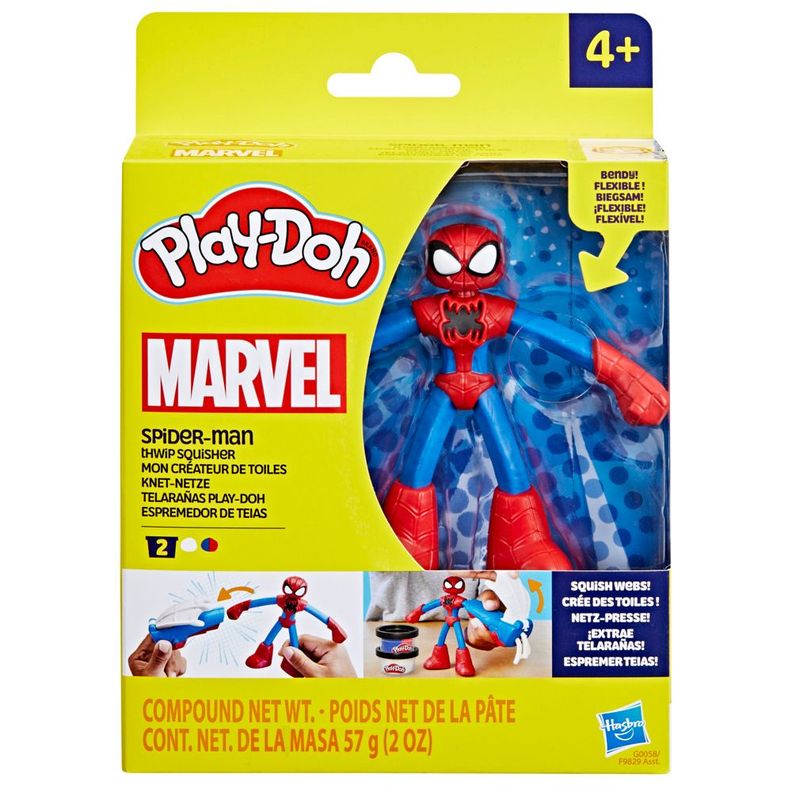 Masas y Plastilinas Play Doh Marvel Spider-Man Telarañas-0