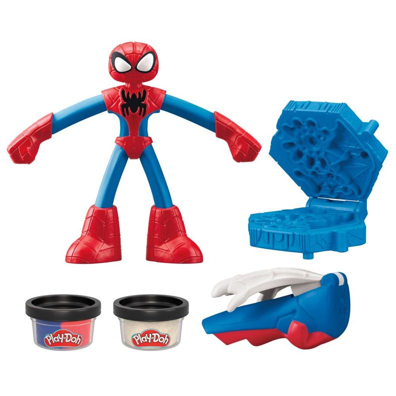 Masas y Plastilinas Play Doh Marvel Spider-Man Telarañas-1