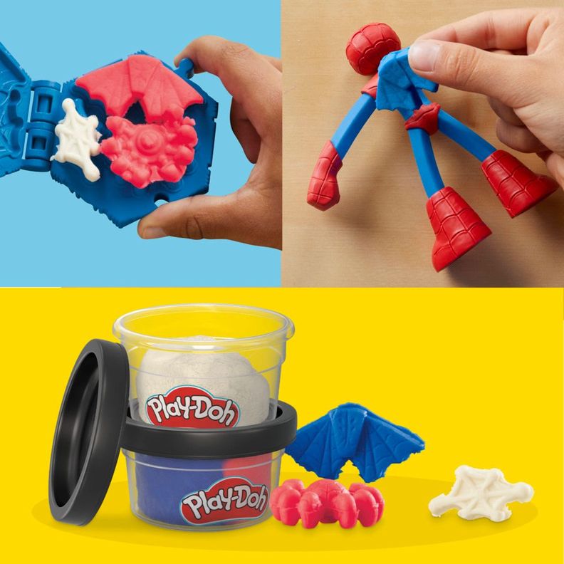 Masas y Plastilinas Play Doh Marvel Spider-Man Telarañas-9
