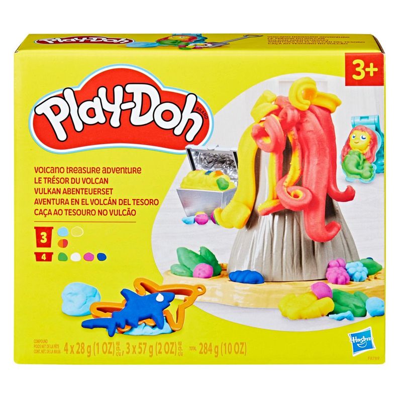 Masas y Plastilinas Play Doh Aventura en el Volcán del Tesoro-0