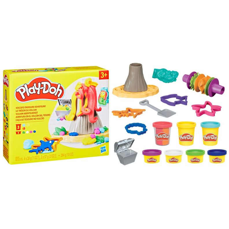 Masas y Plastilinas Play Doh Aventura en el Volcán del Tesoro-2