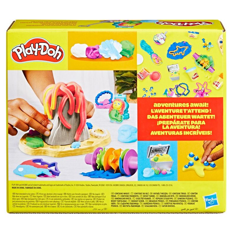 Masas y Plastilinas Play Doh Aventura en el Volcán del Tesoro-3