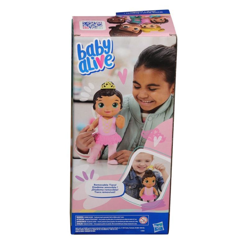 Muñeca Baby Alive Princesa Bailarina Cabello Castaño-2