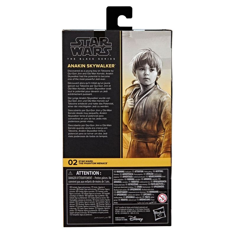 Figura de Acción Star Wars Black Series La Amenaza Fantasma Anakin Skywalker-3