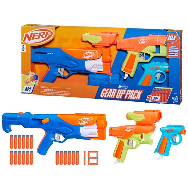 Lanzador Nerf N Series Gear Up Pack-1