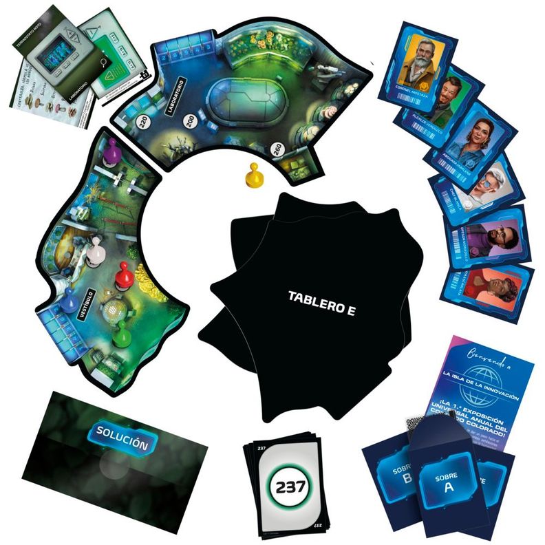 Juego de Mesa Hasbro Gaming Clue Escape La Exposición Universal-4