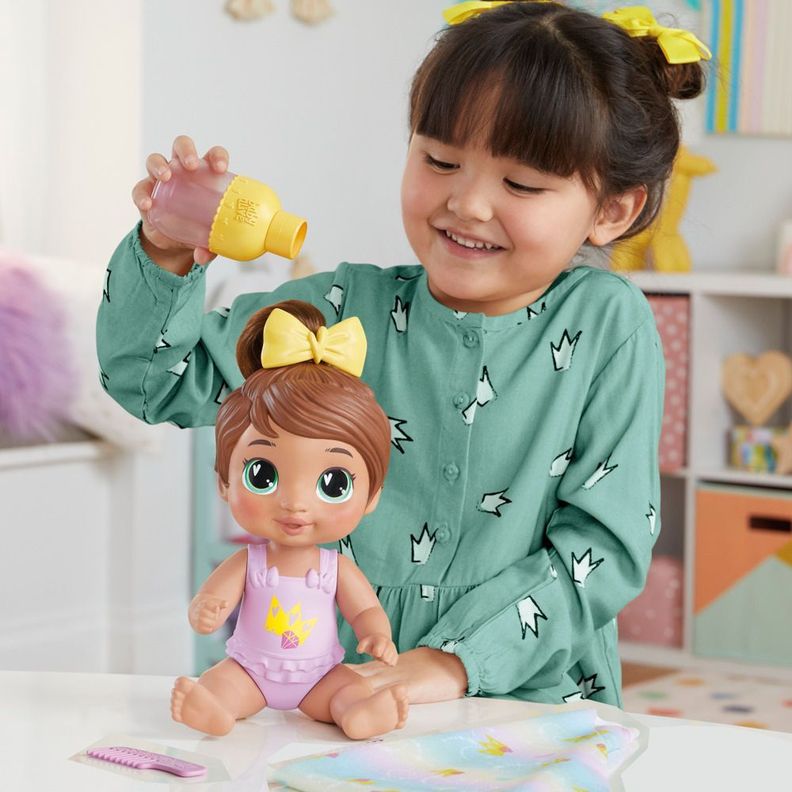 Muñeca Baby Alive Burbujas Relajantes Sophia Sparkle Cabello Castaño-6
