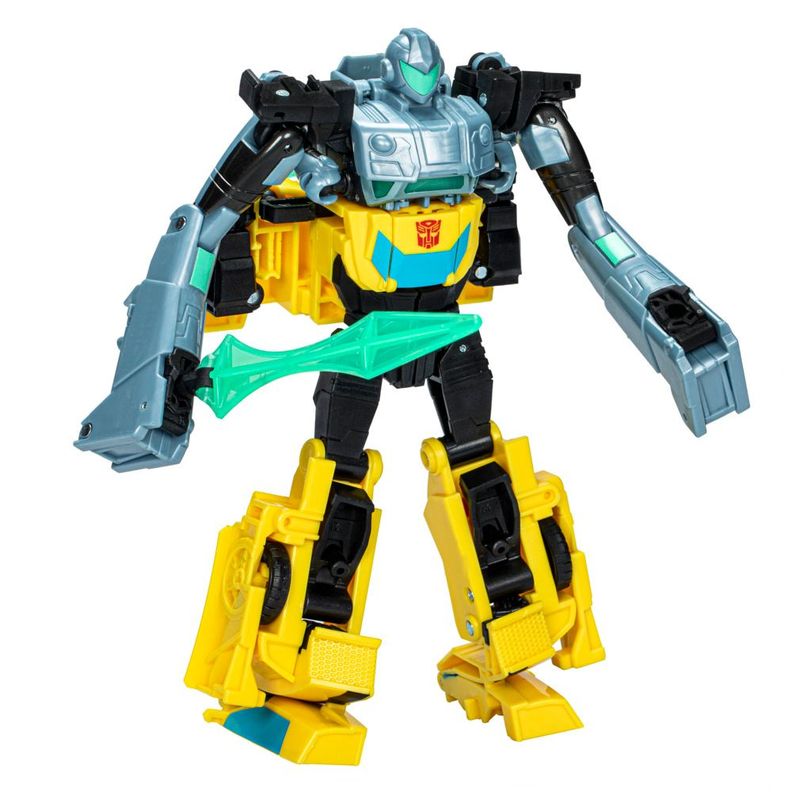 Figura de Acción Transformers EarthSpark Cyber-Combiner Bumblebee y Mo Malto-1