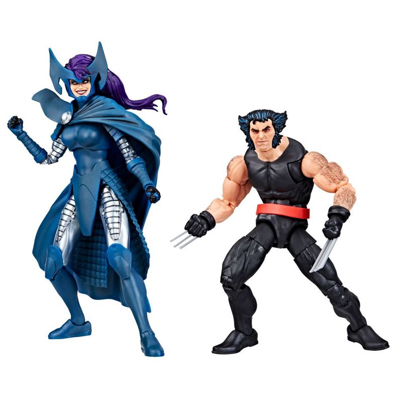 Figura de Acción Marvel Legends Series Wolverine y Psylocke-4