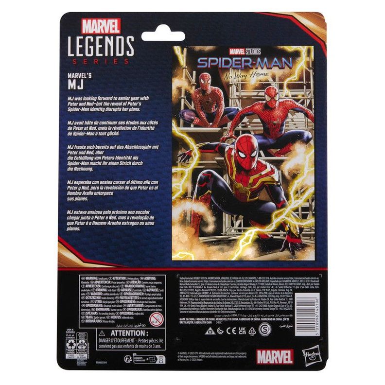 Figura de Acción Marvel Spiderman Legends Series Sin Camino a Casa MJ-2