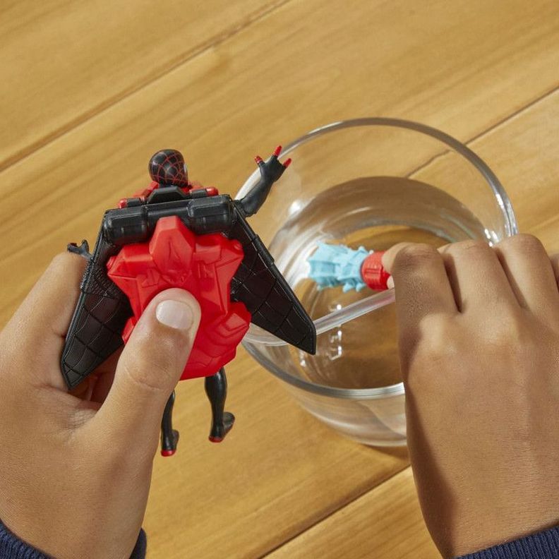 Figura de Acción Spiderman Epic Hero Series Web Splashers Miles Morales-4