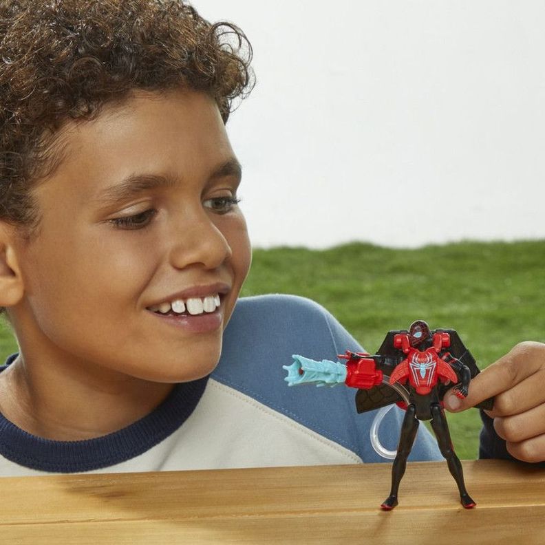 Figura de Acción Spiderman Epic Hero Series Web Splashers Miles Morales-7