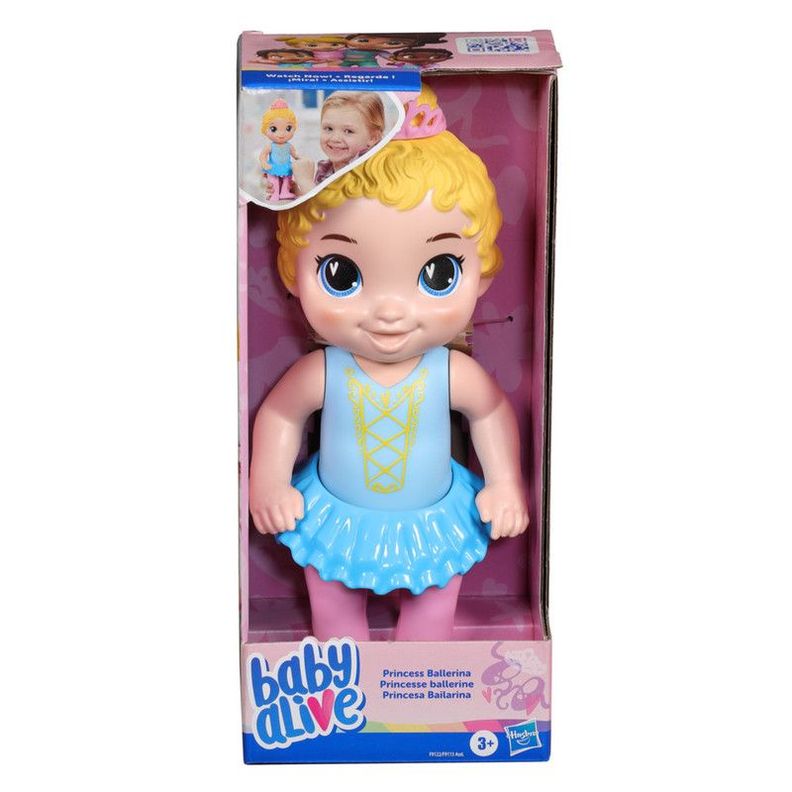 Muñeca Baby Alive Princesa Bailarina Cabello Rubio-0