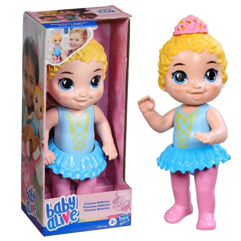 Muñeca Baby Alive Princesa Bailarina Cabello Rubio-1
