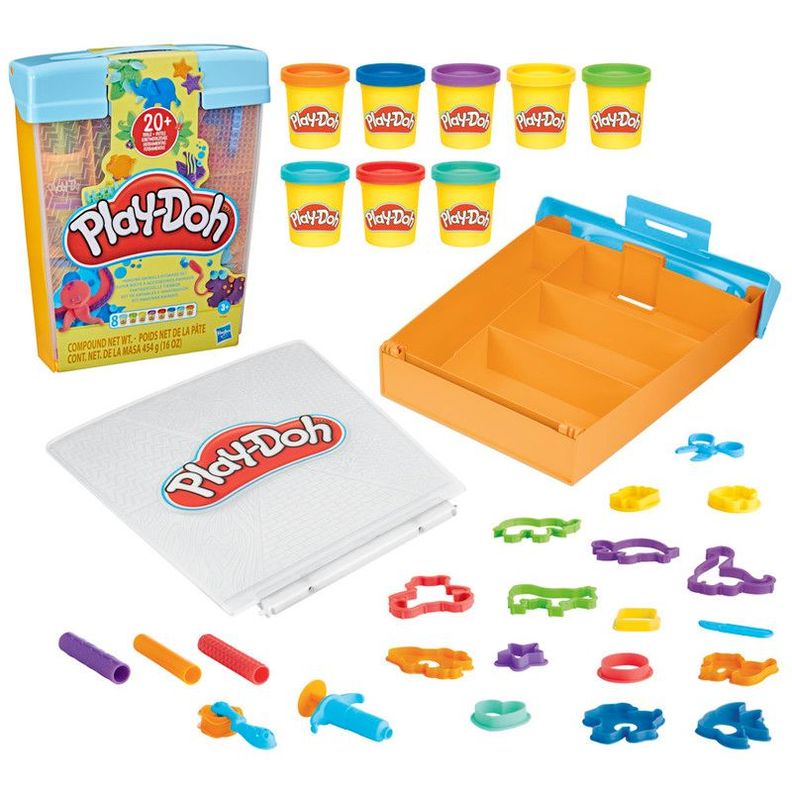 Masas y Plastilinas Play Doh Set de Animales e Imaginación -2