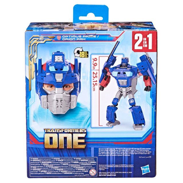 Figura de Acción y Máscara Transformers One Optimus Prime (Orion Pax)-4