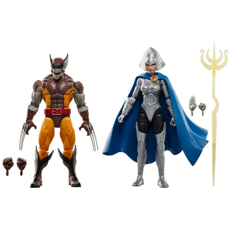 Figura de Acción Marvel Legends Series Wolverine y Lilandra Neramani-0