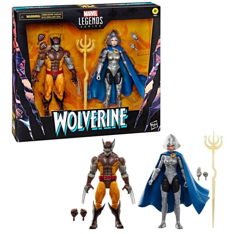 Figura de Acción Marvel Legends Series Wolverine y Lilandra Neramani-2