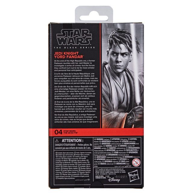 Figura de Acción  Star Wars The Black Series The Acolyte Jedi Knight Yord Fandar-3