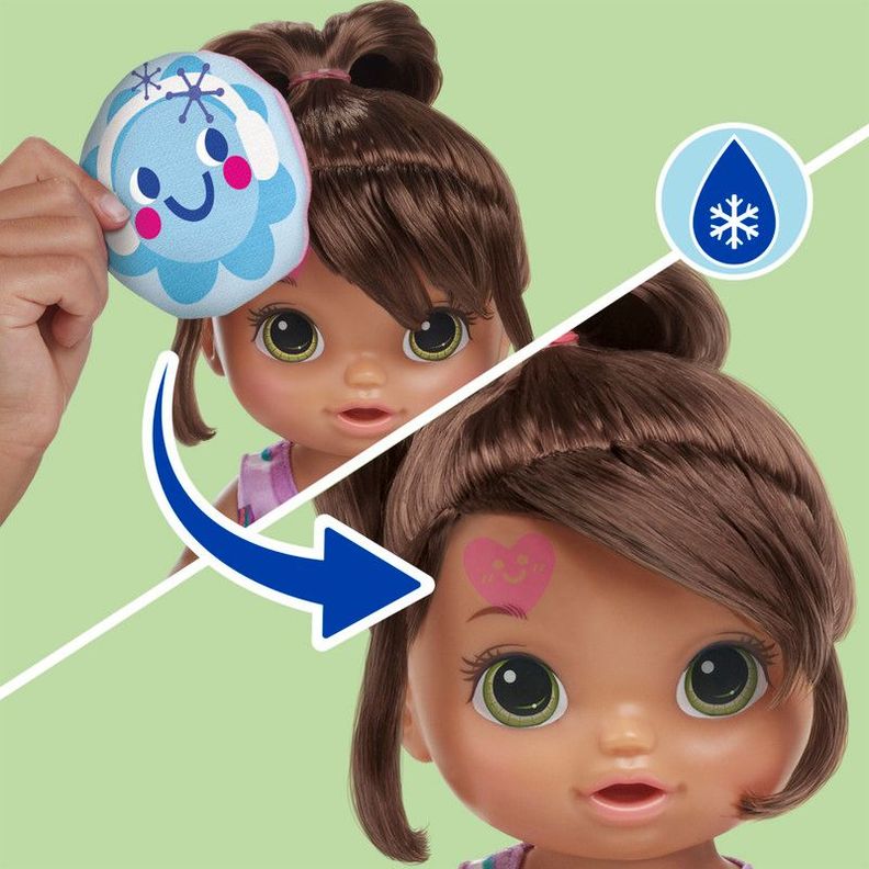 Muñeca Baby Alive Bella Visita Médica Cabello Castaño-5