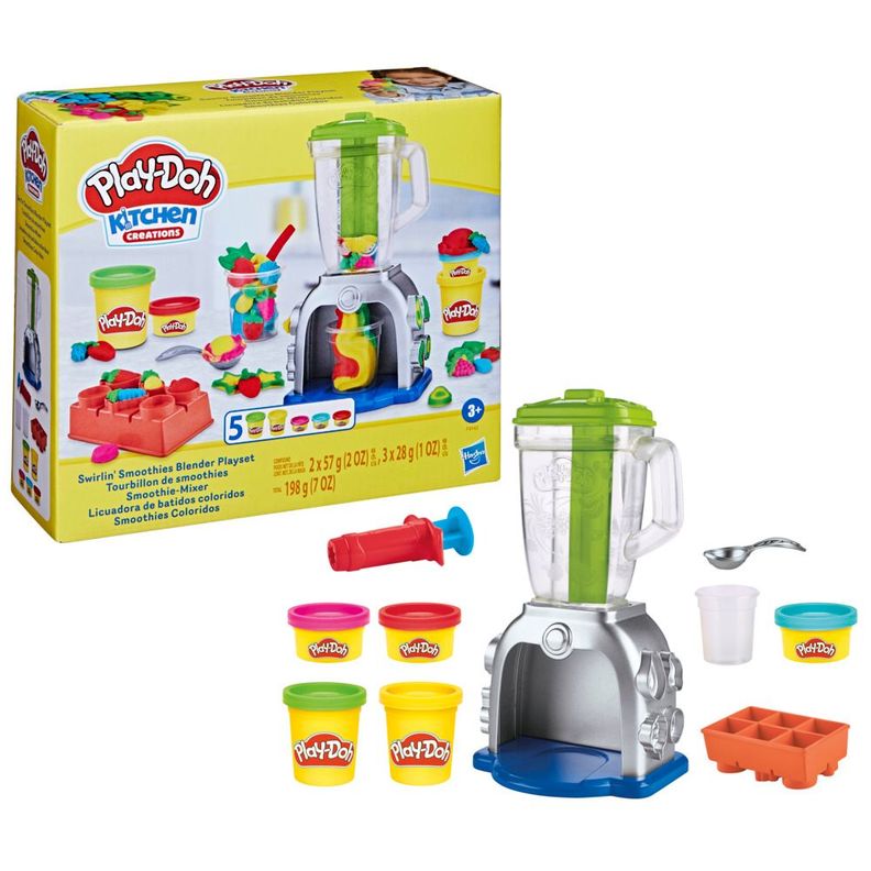 Masas y Plastilinas Play Doh Kitchen Creations Licuadora de Batidos Coloridos-1