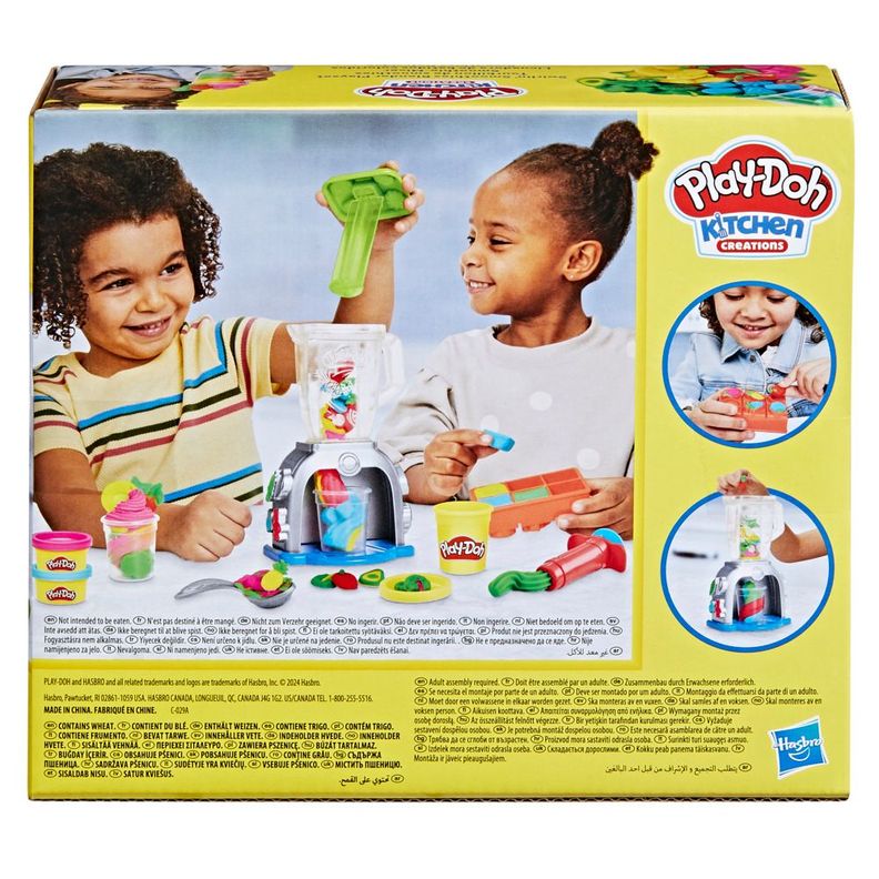 Masas y Plastilinas Play Doh Kitchen Creations Licuadora de Batidos Coloridos-2
