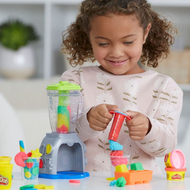 Masas y Plastilinas Play Doh Kitchen Creations Licuadora de Batidos Coloridos-6