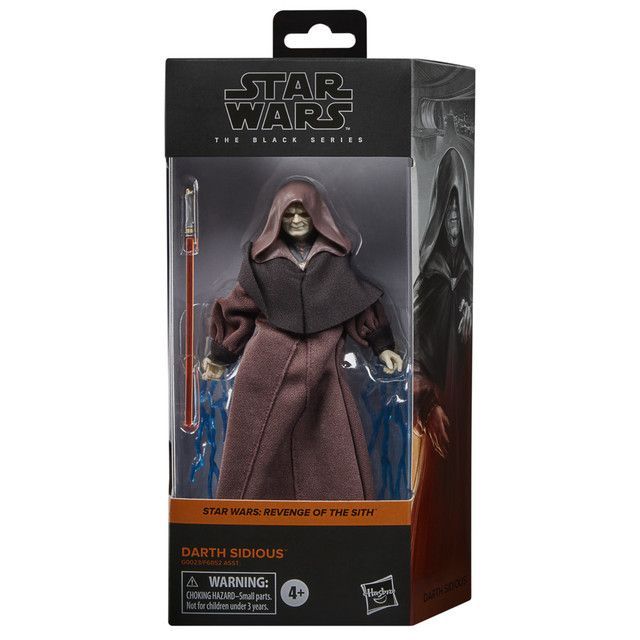 Figura de Acción Star Wars The Black Series La Venganza de los Sith Darth Sidious-1