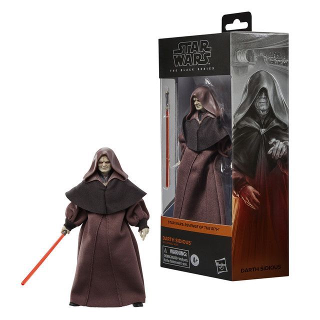 Figura de Acción Star Wars The Black Series La Venganza de los Sith Darth Sidious-2