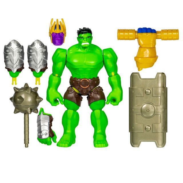 Figura de Accion Marvel Avengers MixMashers Hulk Verde
