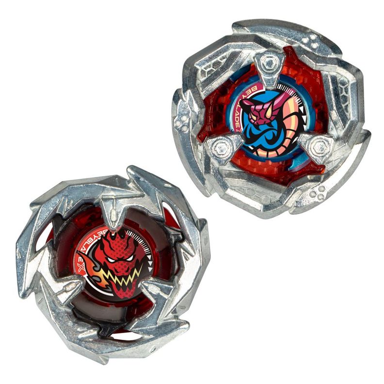 Trompo Beyblade X Tail Viper 5-80O y Sword Dran 3-60F-1