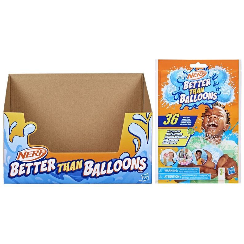 Cápsulas de Agua Nerf Better Than Balloons 36 Unidades-2