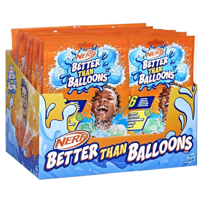 Cápsulas de Agua Nerf Better Than Balloons 36 Unidades-4