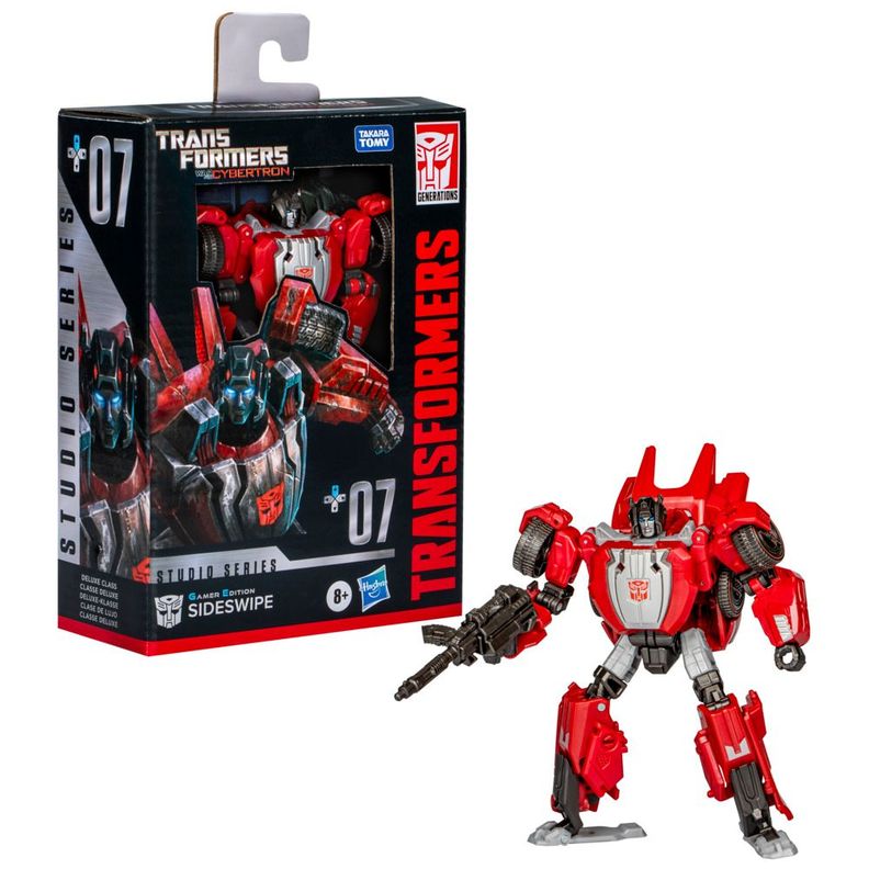 Figura de Acción Transformers Studio Series War for Cybertron Deluxe Sideswipe-3