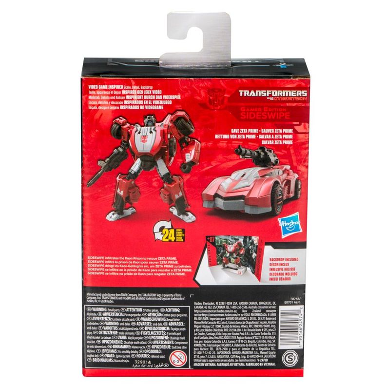 Figura de Acción Transformers Studio Series War for Cybertron Deluxe Sideswipe-4