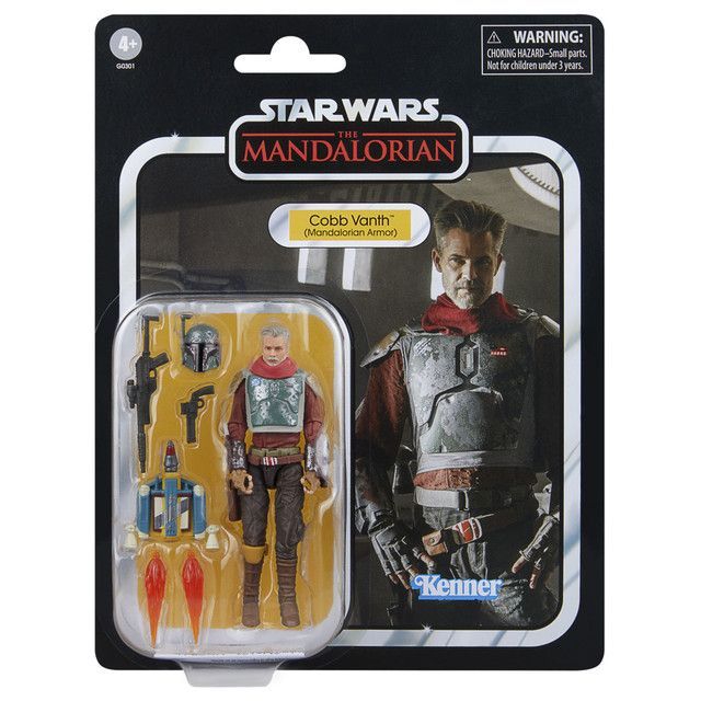 Figura de Acción Star Wars Vintage The Mandalorian Cobb Vanth (Mandalorian Armor)-1