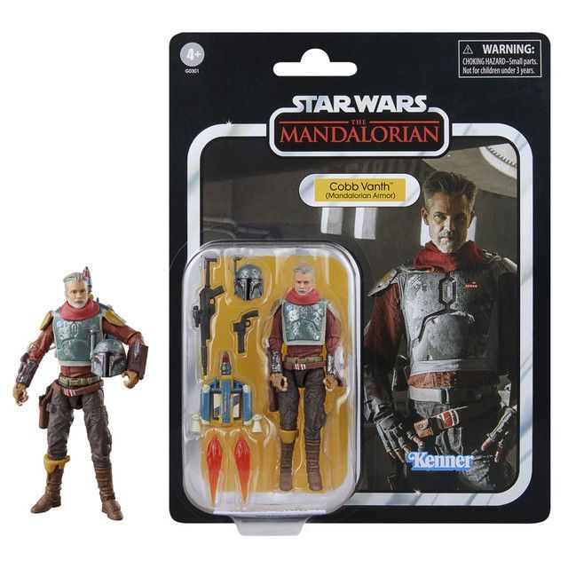 Figura de Acción Star Wars Vintage The Mandalorian Cobb Vanth (Mandalorian Armor)-2