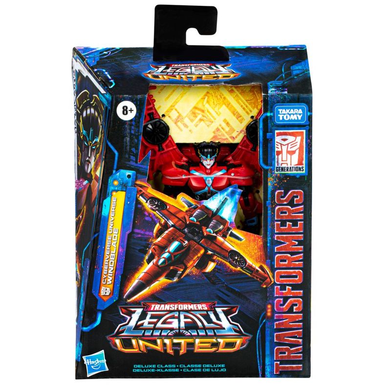 Figura de Acción Transformers Legacy United Deluxe Cyberverse Universe Windblade-1