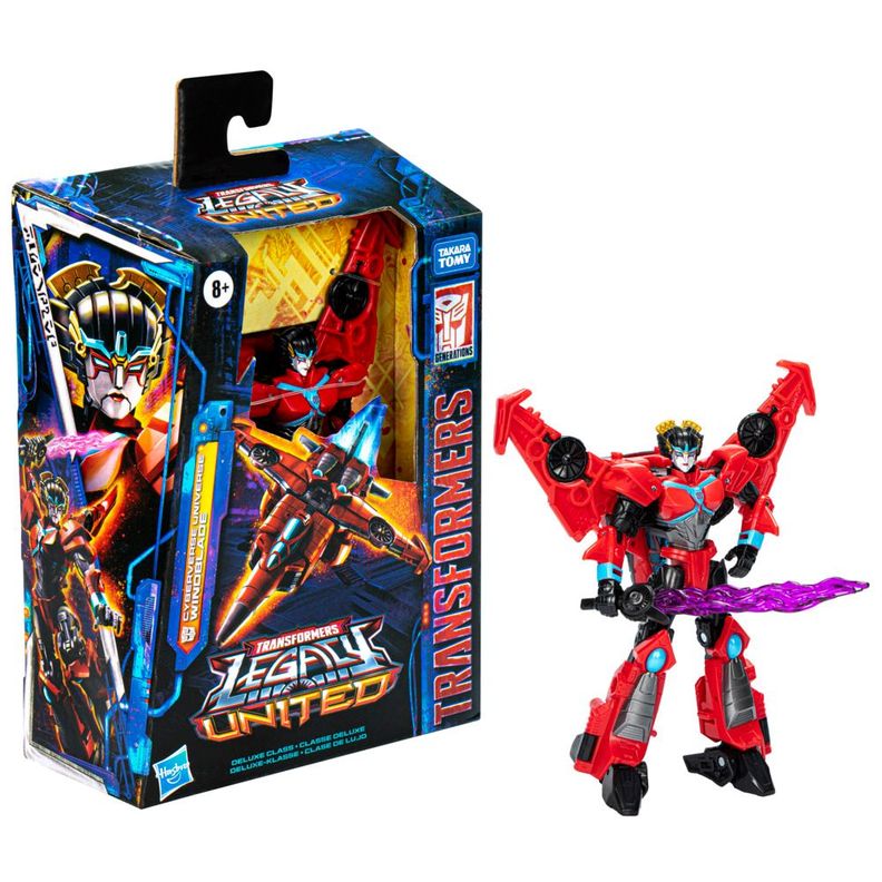 Figura de Acción Transformers Legacy United Deluxe Cyberverse Universe Windblade-2