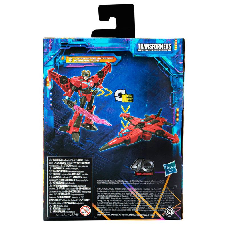 Figura de Acción Transformers Legacy United Deluxe Cyberverse Universe Windblade-3