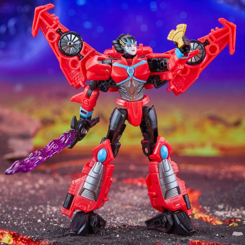 Figura de Acción Transformers Legacy United Deluxe Cyberverse Universe Windblade-5